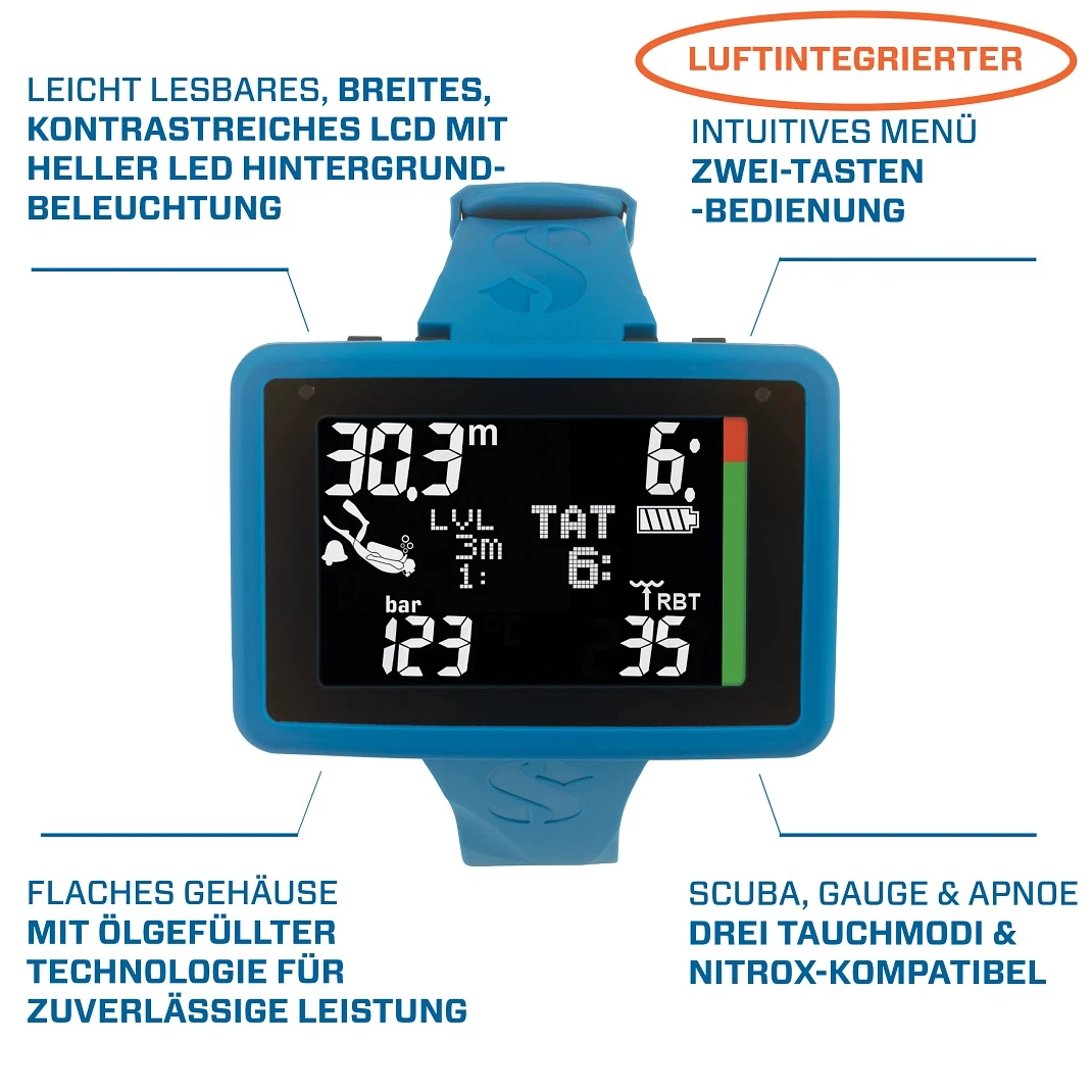 Scubapro LUNA 2.0 AI Tauchcomputer Mit Smart+ Pro Sender Collection 2023/24 4 Scubapro LUNA 2.0 AI Tauchcomputer Mit Smart+ Pro Sender Collection 2023/24 – Bild 2