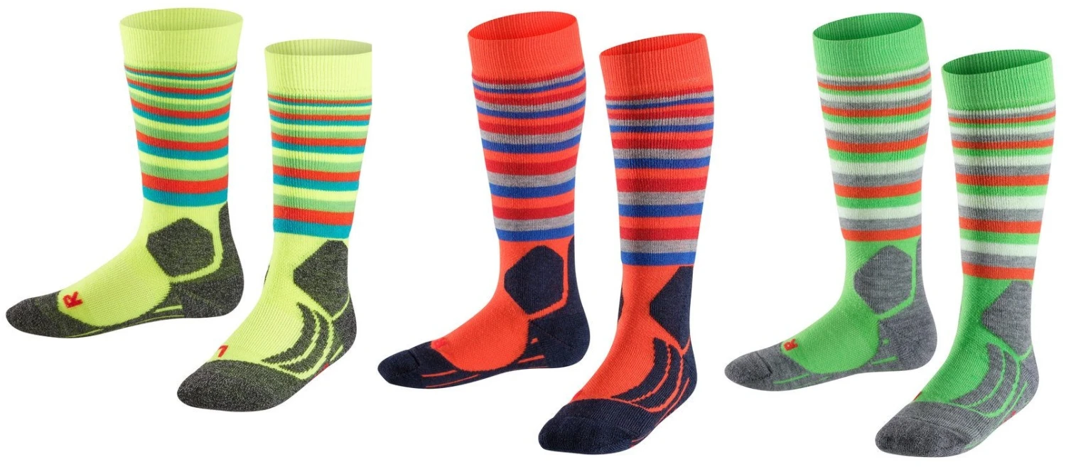 FALKE SK2 STRIPE Kids Kinder Skisocken Collection 2023 3 FALKE SK2 STRIPE Kids Kinder Skisocken Collection 2023