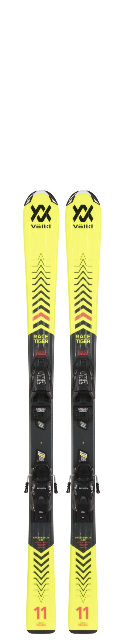 VÖLKL RACETIGER JUNIOR Mit Bindung VMOTION 4.5 Kinderski Collection 2023