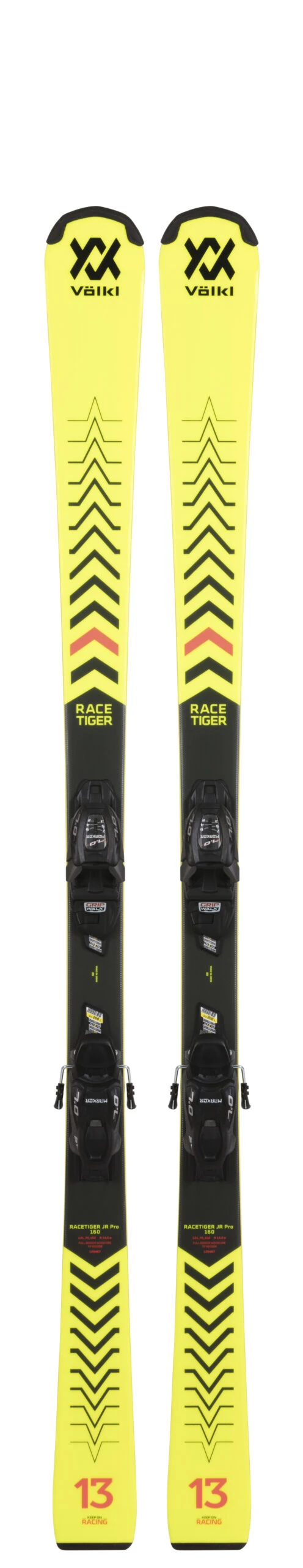 VÖLKL RACETIGER JUNIOR PRO Mit Bindung 7.0 VMOTION Kinderski Collection 2022