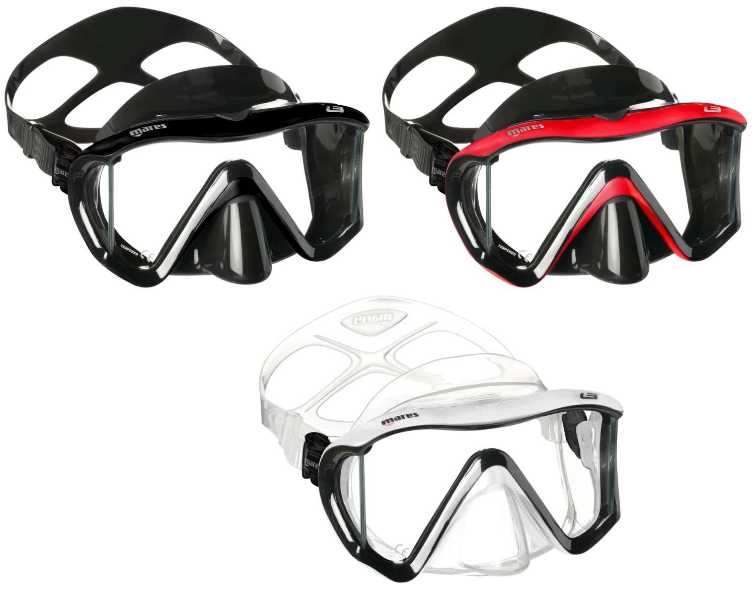 Mares I3 Einglastauchmaske Tauchmaske 3 Mares I3 Einglastauchmaske Tauchmaske