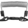 Mares INOX Spiralkabel Mit Karabiner -ActionSport Würzburg Shop 415732 clip estensibile inox con laccio