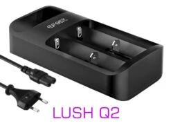 FOC-TEC Lush Q2 Lader Für 18650 / 21700 Lithium Akkus Uvm.
