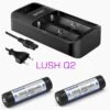 FOC-TEC Lush Q2 21700 Lader Mit 21700 Akkus Für Tauchlampen 2 FOC-TEC Lush Q2 21700 Lader Mit 21700 Akkus Für Tauchlampen -ActionSport Würzburg Shop 500417 lader mit 18650