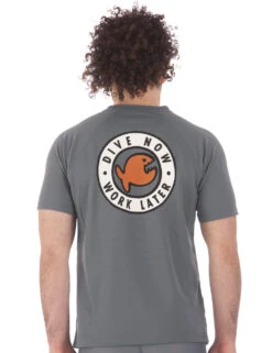 IQ UV PRO T-Shirt Dive Now Work Later UV Shirt Herren