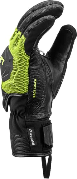 LEKI WCR COACH 3D Skihandschuh Mit Trigger System UNISEX Collection 2024 -ActionSport Würzburg Shop 654803301 WCR Coach 3D black ice lemon 2024 3