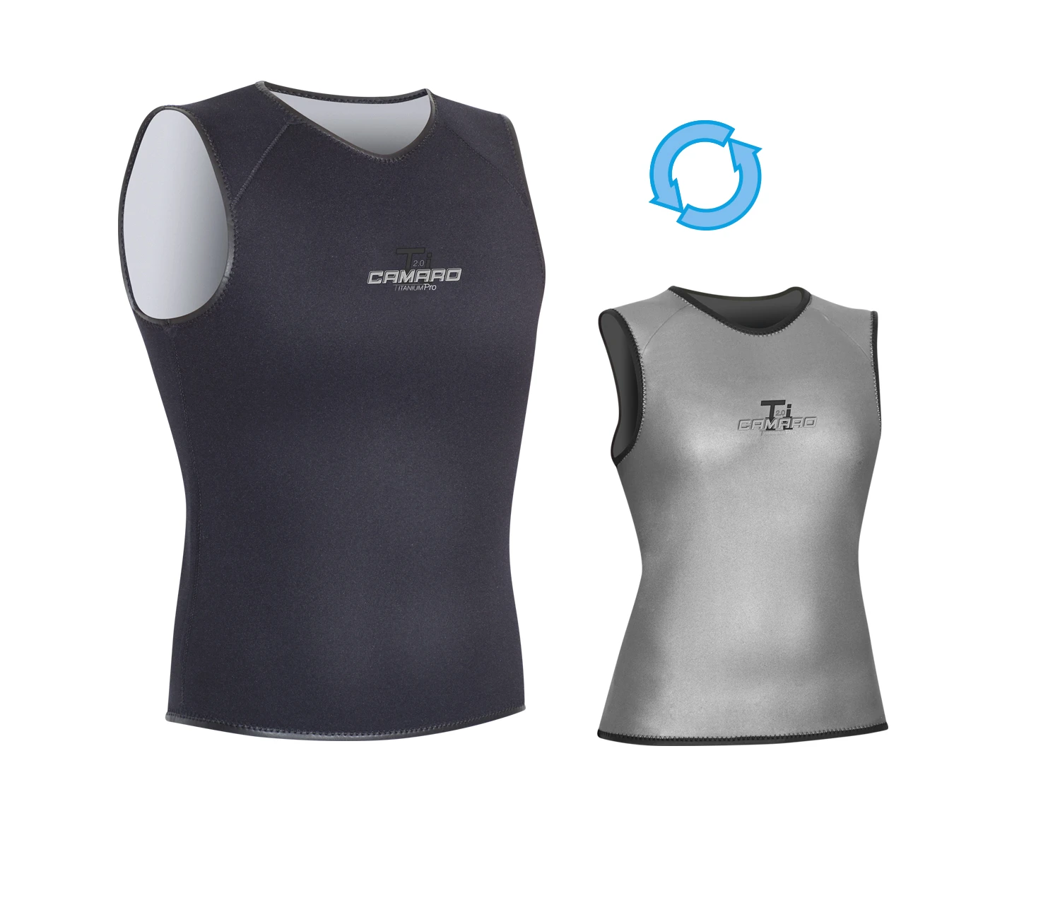 Camaro TITANIUM TOP 2 Mm Neopren Unterzieher UNISEX 3 Camaro TITANIUM TOP 2 Mm Neopren Unterzieher UNISEX