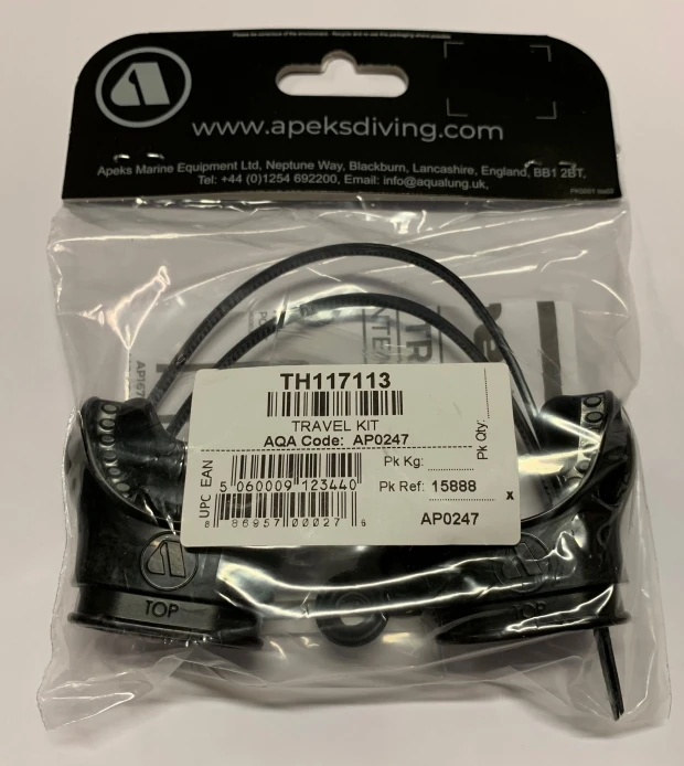 Apeks TRAVEL KIT Mundstück Set Mit O-Ringen Für Apeks 3 Apeks TRAVEL KIT Mundstück Set Mit O-Ringen Für Apeks