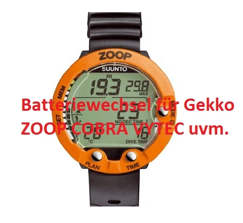 Batterieservice / Batteriewechsel Vom Profi Für Suunto Gekko Vyper Cobra Vytec Zoop 3 Batterieservice / Batteriewechsel Vom Profi Für Suunto Gekko Vyper Cobra Vytec Zoop