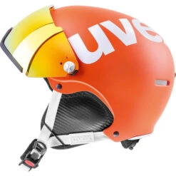 UVEX HLMT 500 VISOR UNISEX Skihelm Snowboardhelm -ActionSport Würzburg Shop hlmt 500 visor orange matokrufhvlghsgo