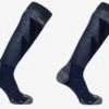 SALOMON S/ACCESS Skisocken Skistrümpfe Kniestrümpfe Collection 2021 1 SALOMON S/ACCESS Skisocken Skistrümpfe Kniestrümpfe Collection 2021 -ActionSport Würzburg Shop lc1448100 s access dark denim cumin 2021