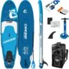CRESSI FLUID ALL ROUND ISUP SET Doppelkammer 10'2" Aufblasbares SUP -ActionSport Würzburg Shop na021020 fluid all round blue 10 2 1