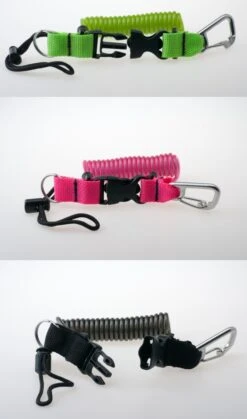 RIFF Spiralkabel Mit Karabinerhaken