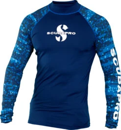 Scubapro AEGEAN Rash Guard Langarm Herren Slim Fit UV-Shirt -ActionSport Würzburg Shop trendy aegean ls m 65 033 ghost 1