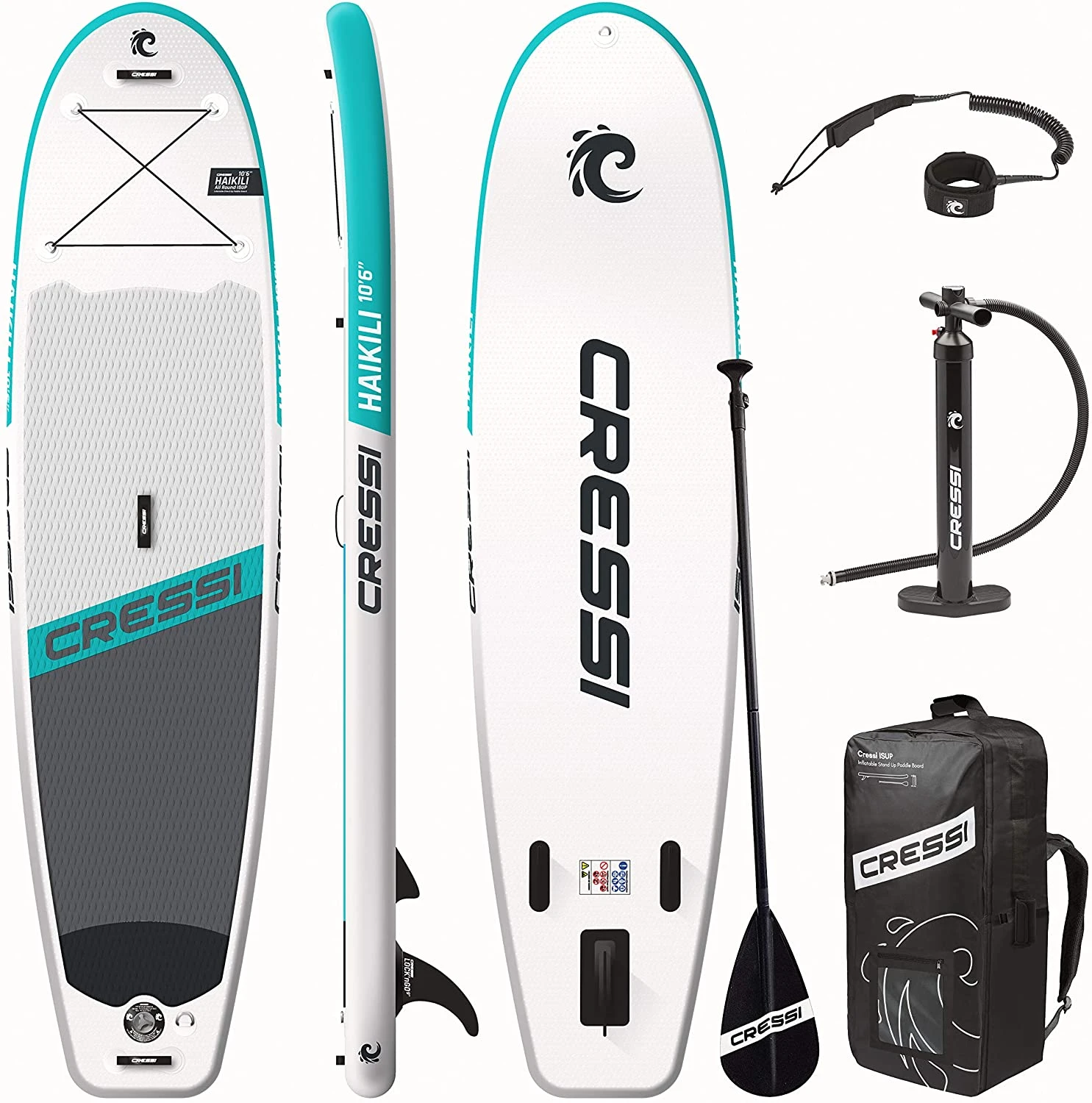 CRESSI HAIKILI SUP Inflatable 10'6" SET SUP Stand Up Paddling Board 6 CRESSI HAIKILI SUP Inflatable 10'6" SET SUP Stand Up Paddling Board – Bild 4