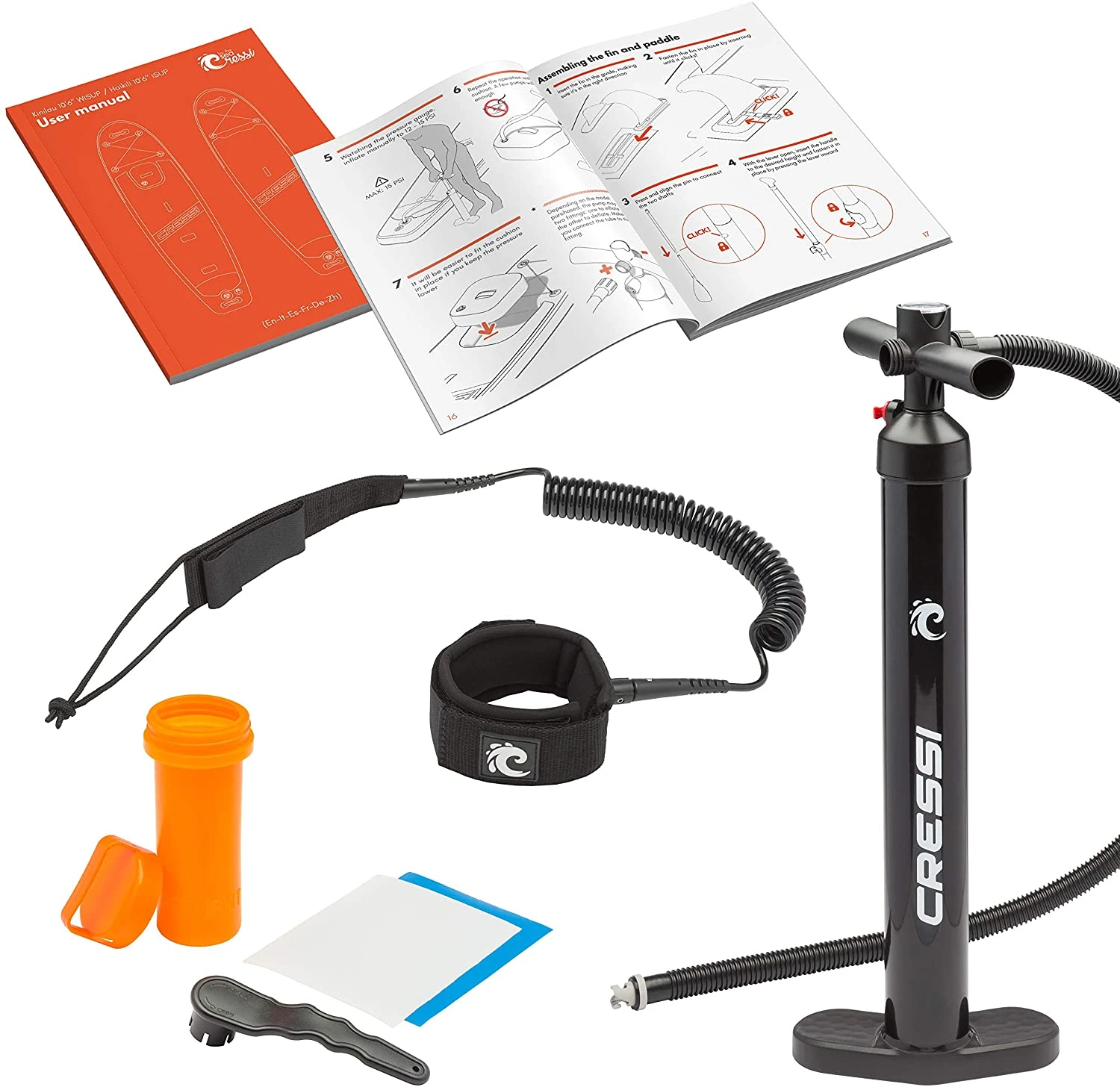 CRESSI HAIKILI SUP Inflatable 10'6" SET SUP Stand Up Paddling Board 4 CRESSI HAIKILI SUP Inflatable 10'6" SET SUP Stand Up Paddling Board – Bild 2