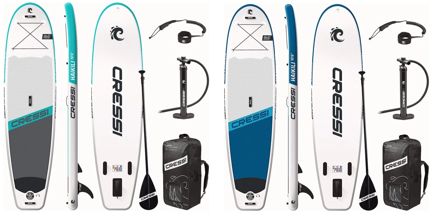 CRESSI HAIKILI SUP Inflatable 10'6" SET SUP Stand Up Paddling Board 3 CRESSI HAIKILI SUP Inflatable 10'6" SET SUP Stand Up Paddling Board